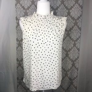 Adrianna Papell ruffle cap sleeve blouse